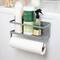 Household Essentials 12" Metal Spice Rack with Paper Towel Holder